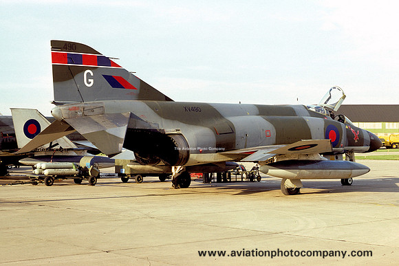 RAF 23 Squadron McDonnell F-4M Phantom FGR.2 XV490/G (1975)