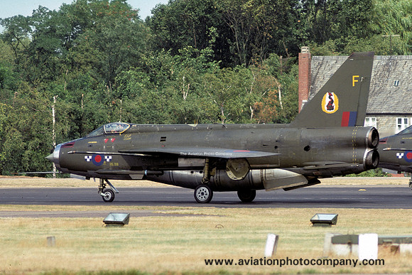 RAF 92 Squadron English Electric Lightning F.2A "F" at RAF Wildenrath