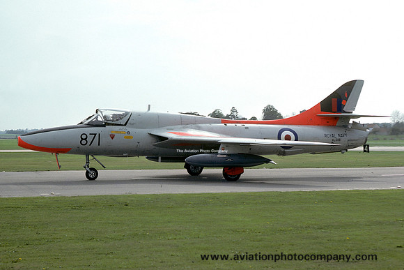 Royal Navy FRADU Hawker Hunter T.8 XL598/871 (1975)