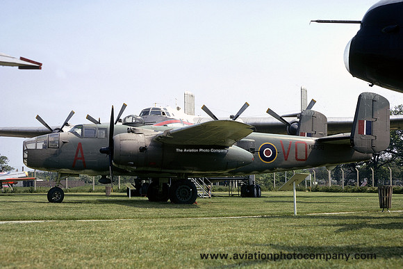 RAF North American B-25J Mitchell HD368 at the Historic Aircraft Museum Southend (1974)