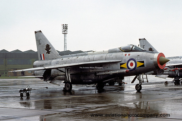 RAF 11 Squadron English Electric Lightning F.6 XS921/L (1976)