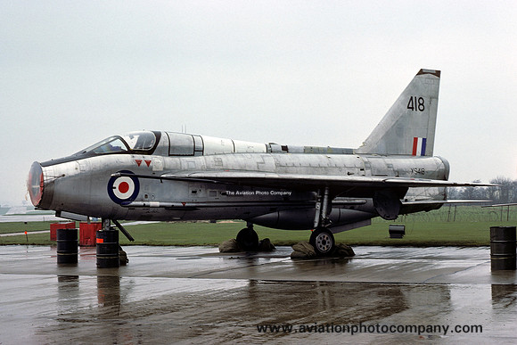 RAF English Electric Lightning T.5 XS418 (1976)