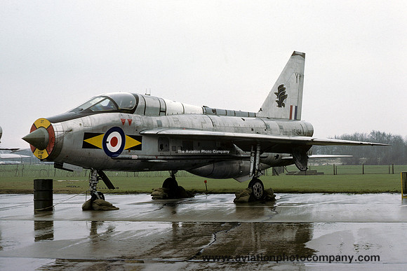 RAF 11 Squadron English Electric Lightning T.5 XS454/Y (1976)