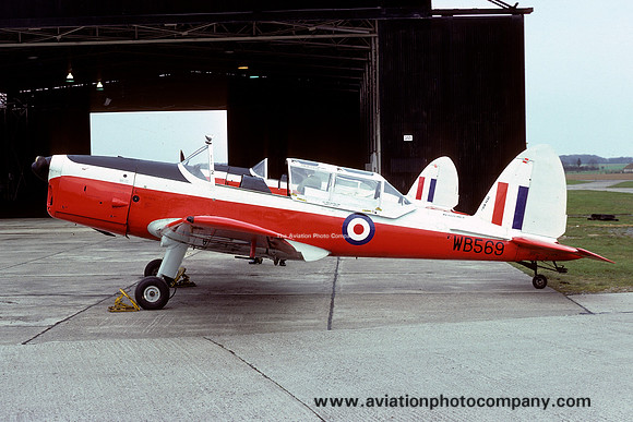 RAF 1 AEF DHC-1 Chipmunk T.10 WB569 (1976)