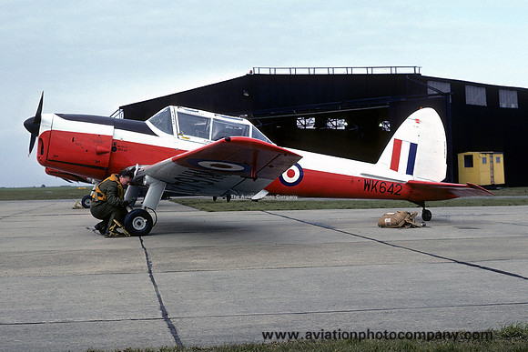 RAF 1 AEF DHC-1 Chipmunk T.10 WK642 (1976)