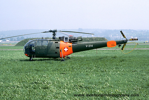 Swiss Air Force Sud Alouette III V-214 (1978)