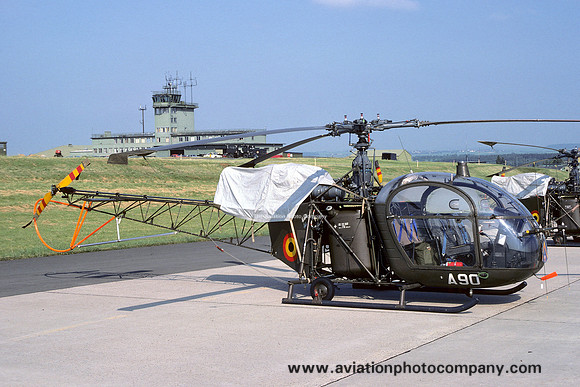 Belgian Army Sud Alouette II A90 (1978)