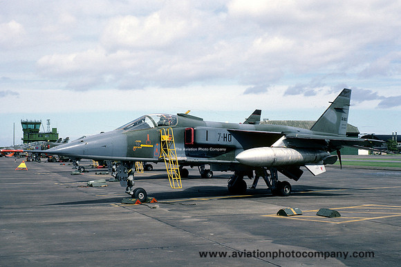 French Air Force EC7/2 Sepecat Jaguar A A60/7-HO at RAF Lossiemouth (1978)