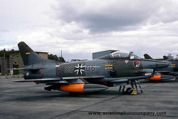 German Air Force LeKG43 FIAT G-91R 30+06 at RAF Lossiemouth (1978)