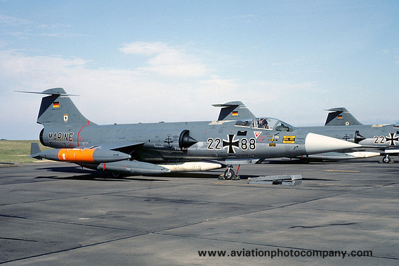 German Navy MFG1 Lockheed F-104G Starfighter 22+88 (1978)