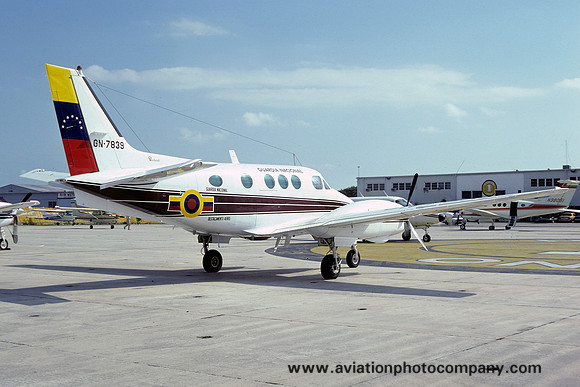 Venezuelan Guardia Nacional Beech E90 King Air GN-7839 (1980)