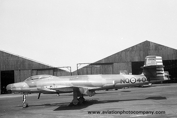 Canadian Air Force 423 Squadron Avro CF-100 Canuck 18404 at Prestwick (1961)