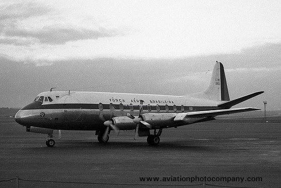 Brazilian Air Force Vickers Viscount (C-90) 2100 at Prestwick