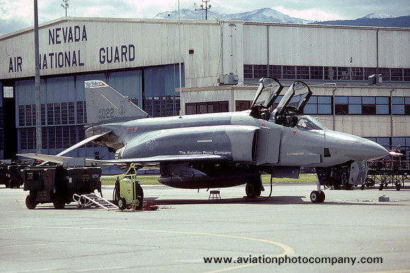USAF Nevada ANG 192 TRS McDonnell RF-4C Phantom 64-1022 (1992)
