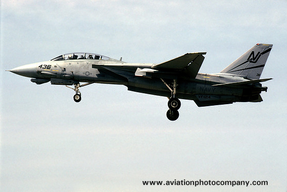 US Navy VF-124 Grumman F-14D Tomcat 163898/NJ-436 (1992)