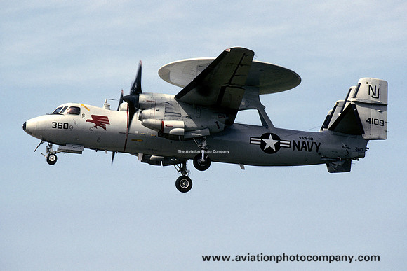 US Navy VAW-110 Grumman E-2C Hawkeye 164109/NJ-360 (1992)