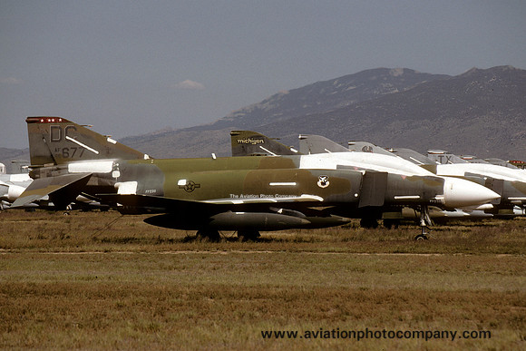 USAF McDonnell F-4D Phantom 66-7677/DC at Davis Monthan (1992)