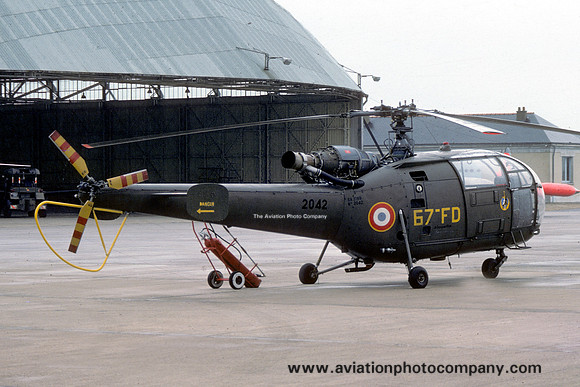 French Air Force EH67/2 Sud Alouette III 2042/67-FD (1977)
