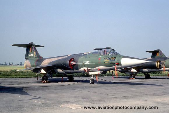Belgian Air Force 10 Wing Lockheed F-104G Starfighter FX-93 (1982)