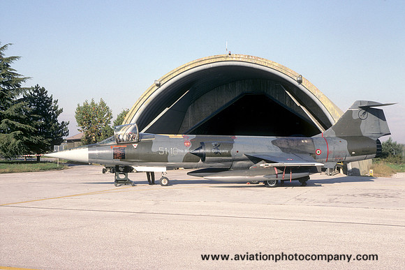 Italian Air Force 51 Stormo Lockheed F-104S Starfighter MM6937/51-16 (1994)