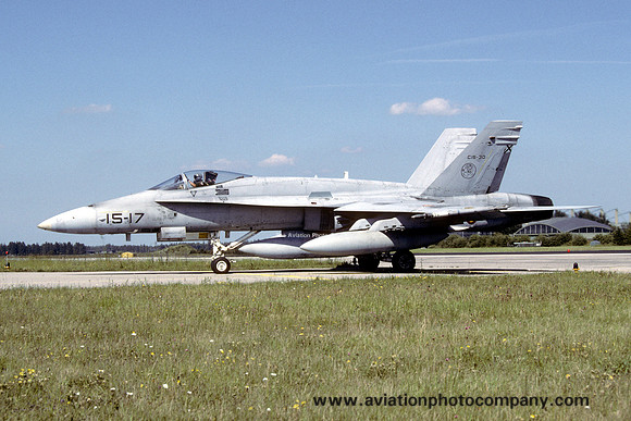 Spanish Air Force Ala 15 McDonnell Douglas EF-18A Hornet C.15-30/15-17 (1995)