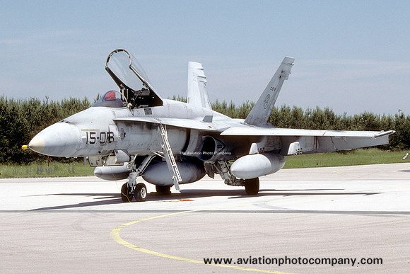 Spanish Air Force Ala 15 McDonnell Douglas EF-18A Hornet C.15-21/15-08 (1995)