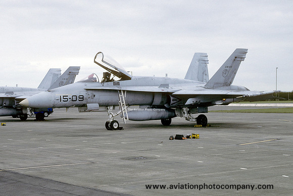 Spanish Air Force Ala 15 McDonnell Douglas EF-18A Hornet C.15-22/15-09 (1995)