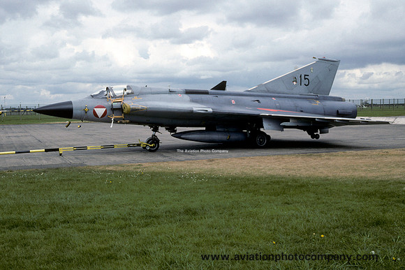 Austrian Air Force SAAB Draken J-35Oe 15 (1995)