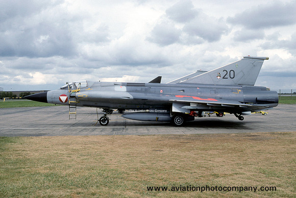 Austrian Air Force SAAB Draken J-35Oe 20 (1995)
