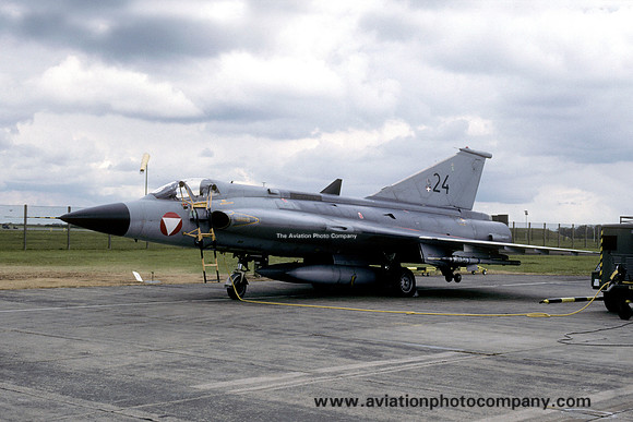 Austrian Air Force SAAB Draken J-35Oe 24 (1995)
