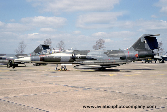 Italian Air Force 4 Stormo Lockheed TF-104G Starfighter MM54558/4-46 (1995)
