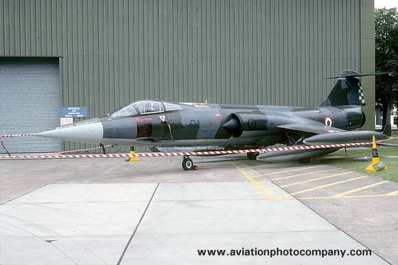 Italian Air Force 37 Stormo Lockheed F-104S Starfighter MM6798/37-01 at RAF Cottesmore (1995)