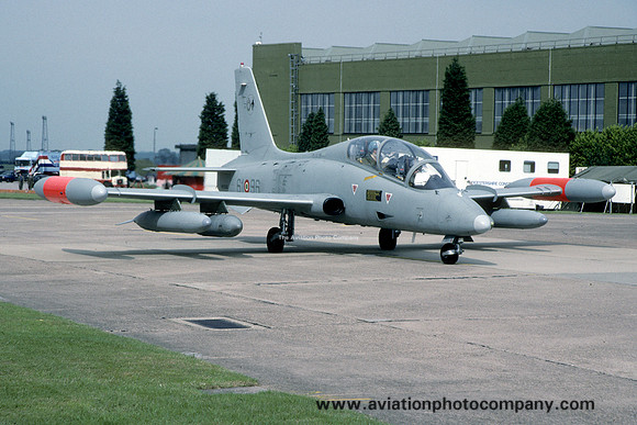 Italian Air Force 61 BA Aermacchi MB-339A MM55052/61-96 at RAF Cottesmore (1995)