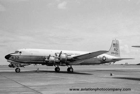 US Navy VR-21 Douglas C-118B Liftmaster 128432/RZ (1973)