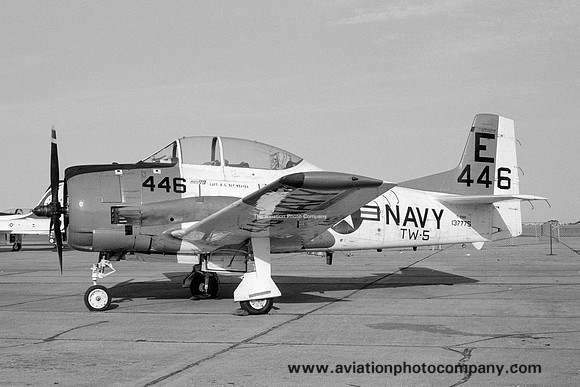 US Navy TW-5 North American T-28B Trojan 137775/E-446 (1979)