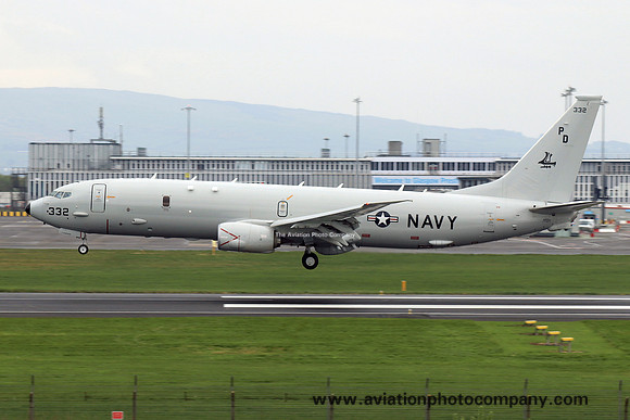 US Navy VP-9 Boeing P-8A Poseidon 169332/PD at Prestwick (2019)