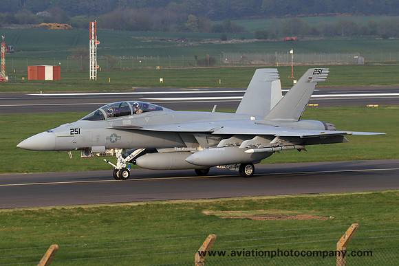 US Navy Boeing F/A-18F Super Hornet 169653 at Prestwick (2019)