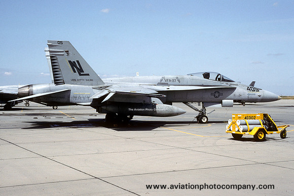 US Navy VFA-27 McDonnell Douglas F/A-18A Hornet 162426/NL-405 (1992)