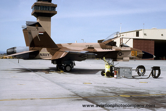 US Navy VFA-127 McDonnell Douglas F/A-18A Hornet 162415/NJ-01 (1992)