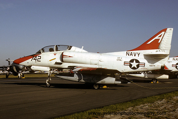 US Navy VT-7 Douglas TA-4J Skyhawk 158714/A-742 (1992)