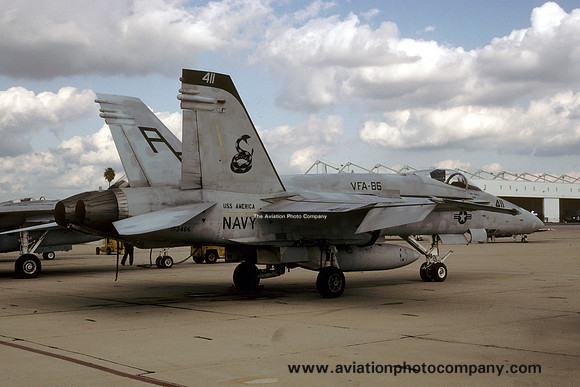 US Navy VFA-86 McDonnell Douglas F/A-18C Hornet 163466/AB-411 (1993)