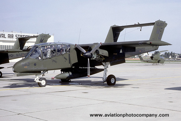 US Marines VMO-4 North American OV-10A Bronco 155467/MU-510 (1985)