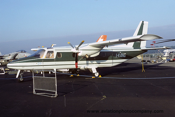 Siai-Marchetti SF.600TP Canguro I-KANG at the Farnborough Air Show (1984)