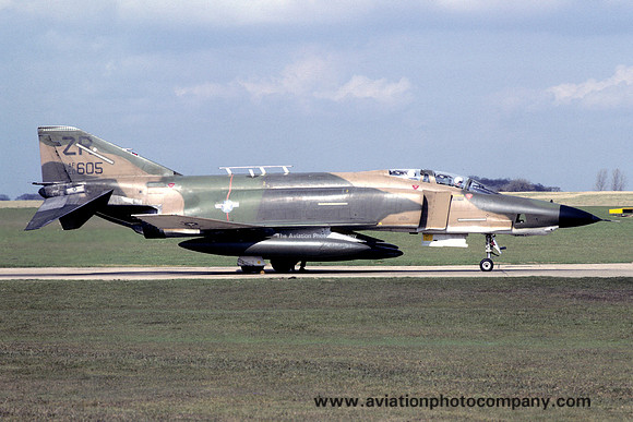 USAF 26 TRW 38 TRS McDonnell RF-4C Phantom 68-0605/ZR (1982)