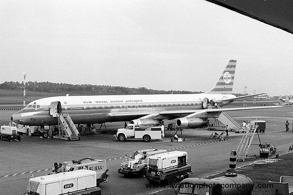 KLM Douglas DC-8-33 PH-DCC at Paya Lebar (1966)