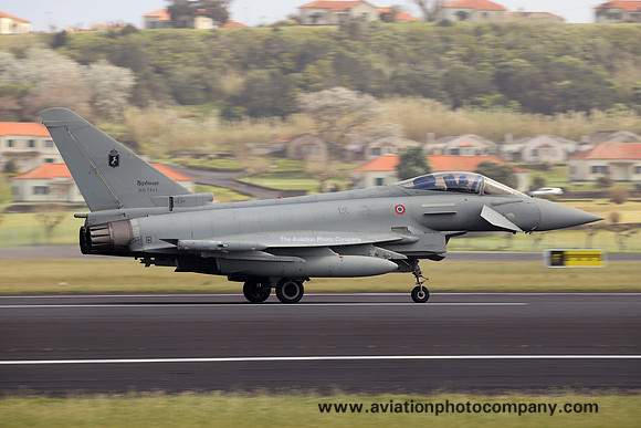 Italian Air Force 4 Stormo Eurofighter F-2000A MM7341/4-66 at Lajes (2024)