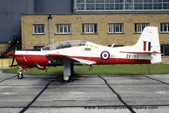 A&AEE Embraer Tucano T.1 ZF135 at Boscombe Down (1988)