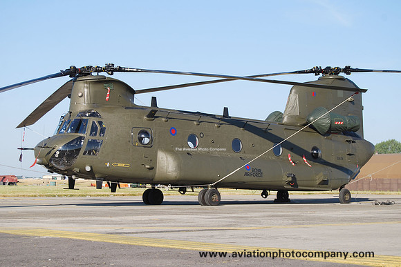 RAF Odiham Wing Vertol Chinook HC.2 ZA674 at RIAT Fairford (2013)