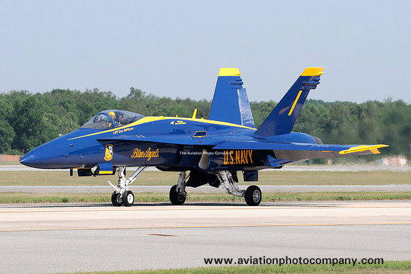 US Navy Blue Angels McDonnell Douglas F/A-18C Hornet 163451/1 at Dobbins AFB (2012)