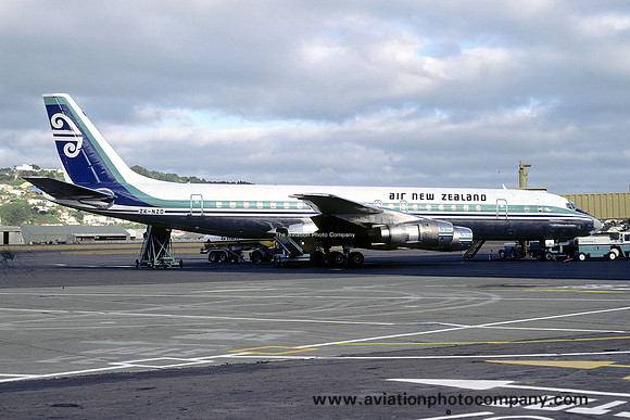 Air New Zealand Douglas DC-8-52 ZK-NZD (1978)